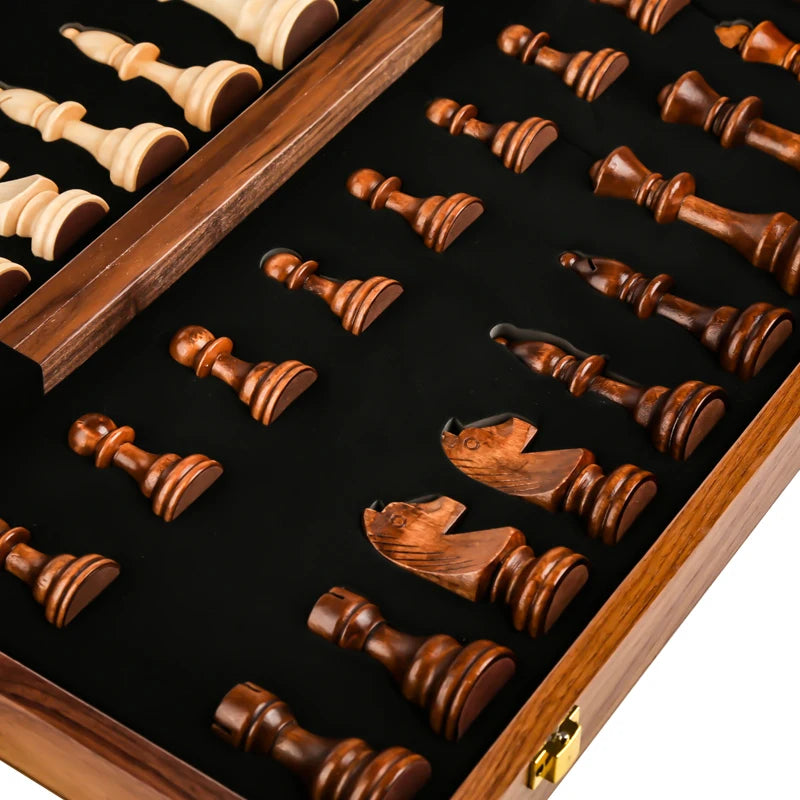 Jeu d'Échecs en Bois Classique