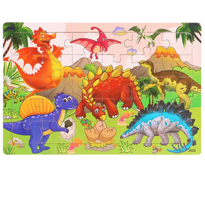 Puzzle 3D en bois – Cartoon
