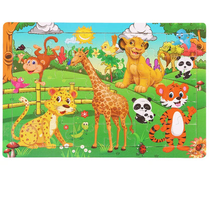 Puzzle 3D en bois – Cartoon