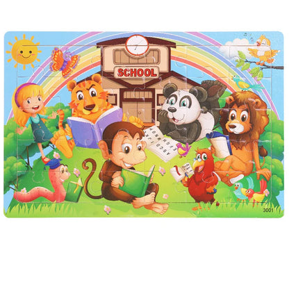 Puzzle 3D en bois – Cartoon