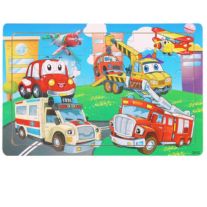 Puzzle 3D en bois – Cartoon