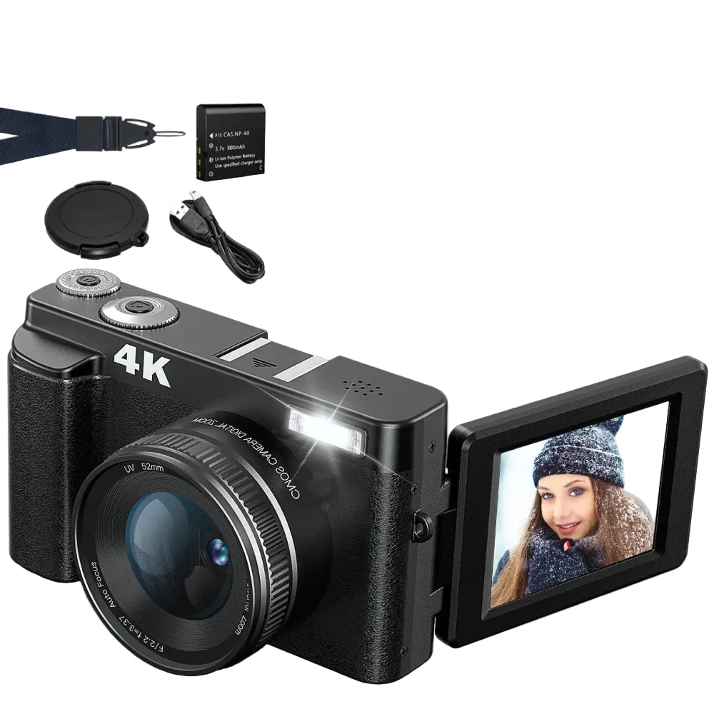 Caméra 4K 48MP – Compacte et Performante