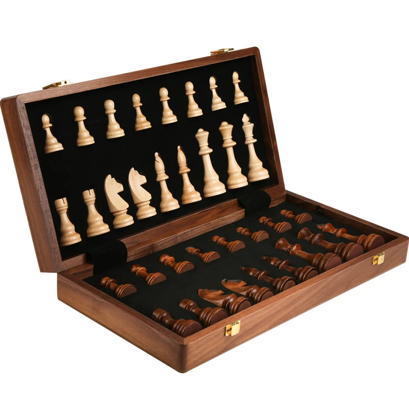 Jeu d'Échecs en Bois Classique