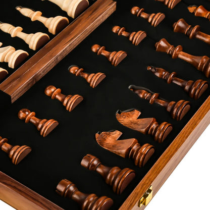 Jeu d'Échecs en Bois Classique