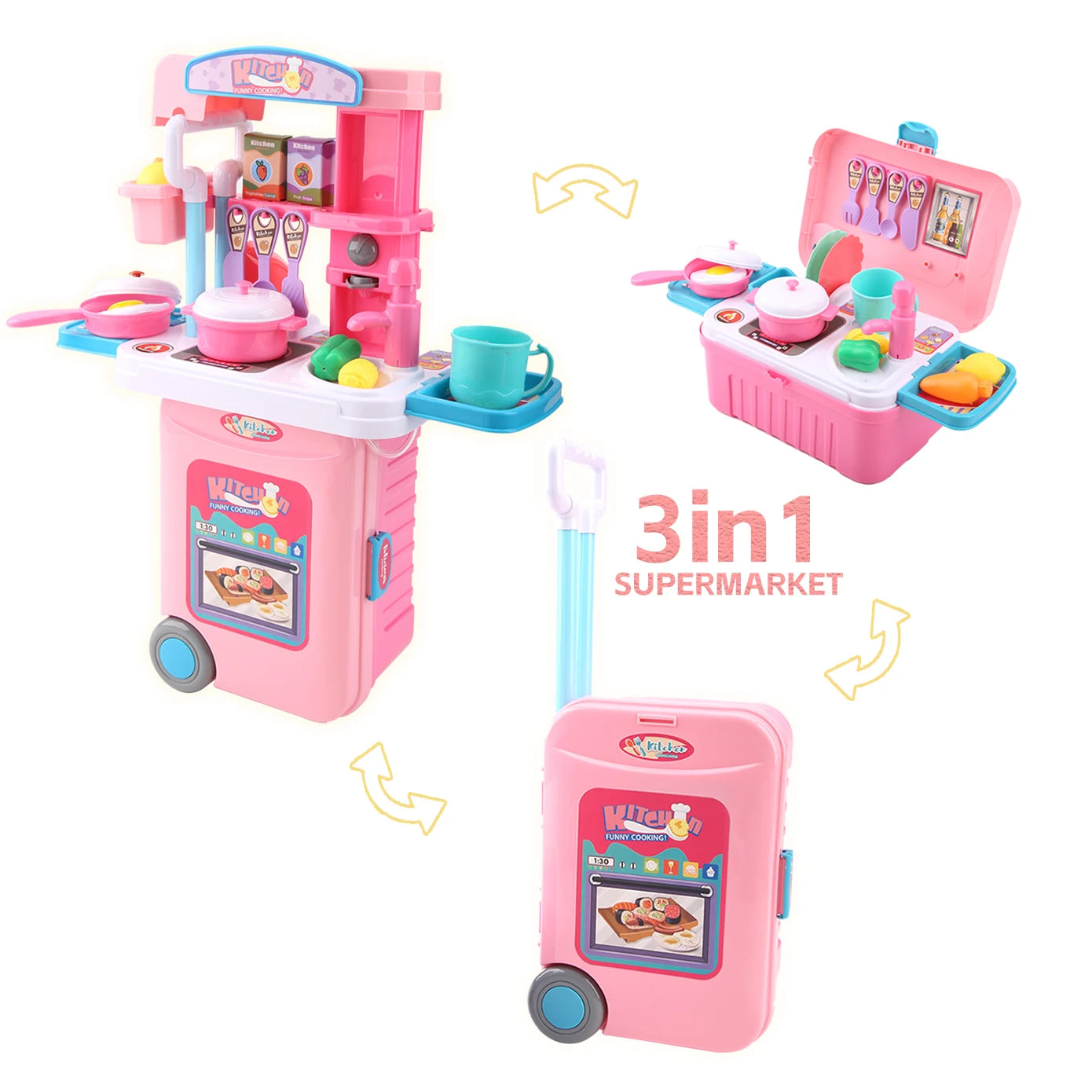 Mini set de cuisine 3-en-1 pour enfants