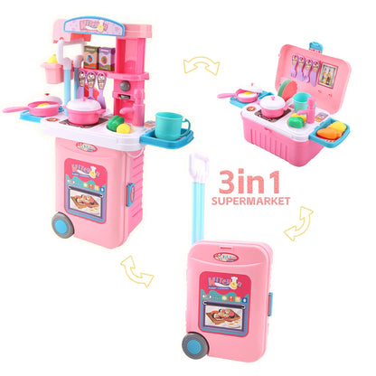 Mini set de cuisine 3-en-1 pour enfants