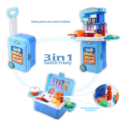 Mini set de cuisine 3-en-1 pour enfants