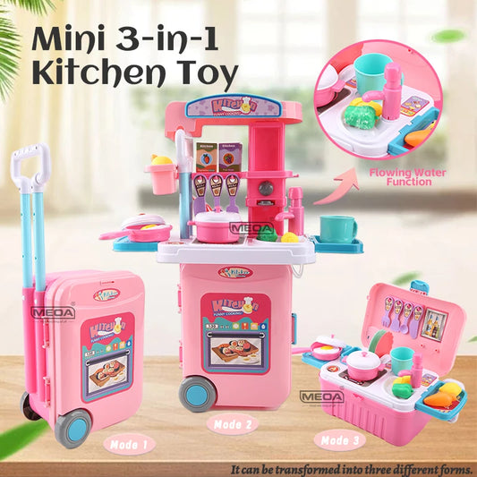Mini set de cuisine 3-en-1 pour enfants