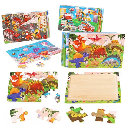 Puzzle 3D en bois – Cartoon